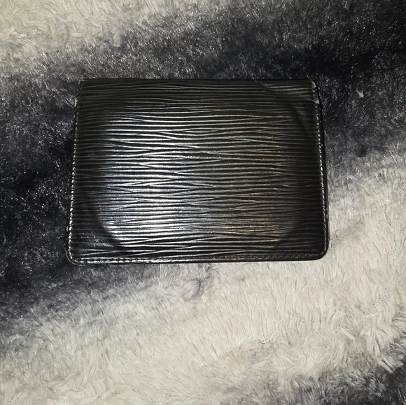 Epi leather card holder